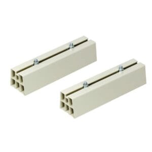 Coppia in PVC di antivibrazione base per condizionatore Vecmco da 350mm